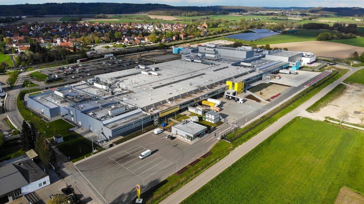 Standort der Merck KGaA in Schnelldorf