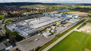 Standort der Merck KGaA in Schnelldorf