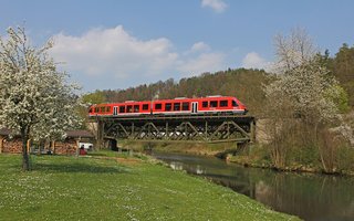 Über die Pegnitz im mittelfränkischen Hartenstein